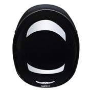 1/2 Open Face Motorcycle Helmet DOT Glossy Black S M L XL Opt