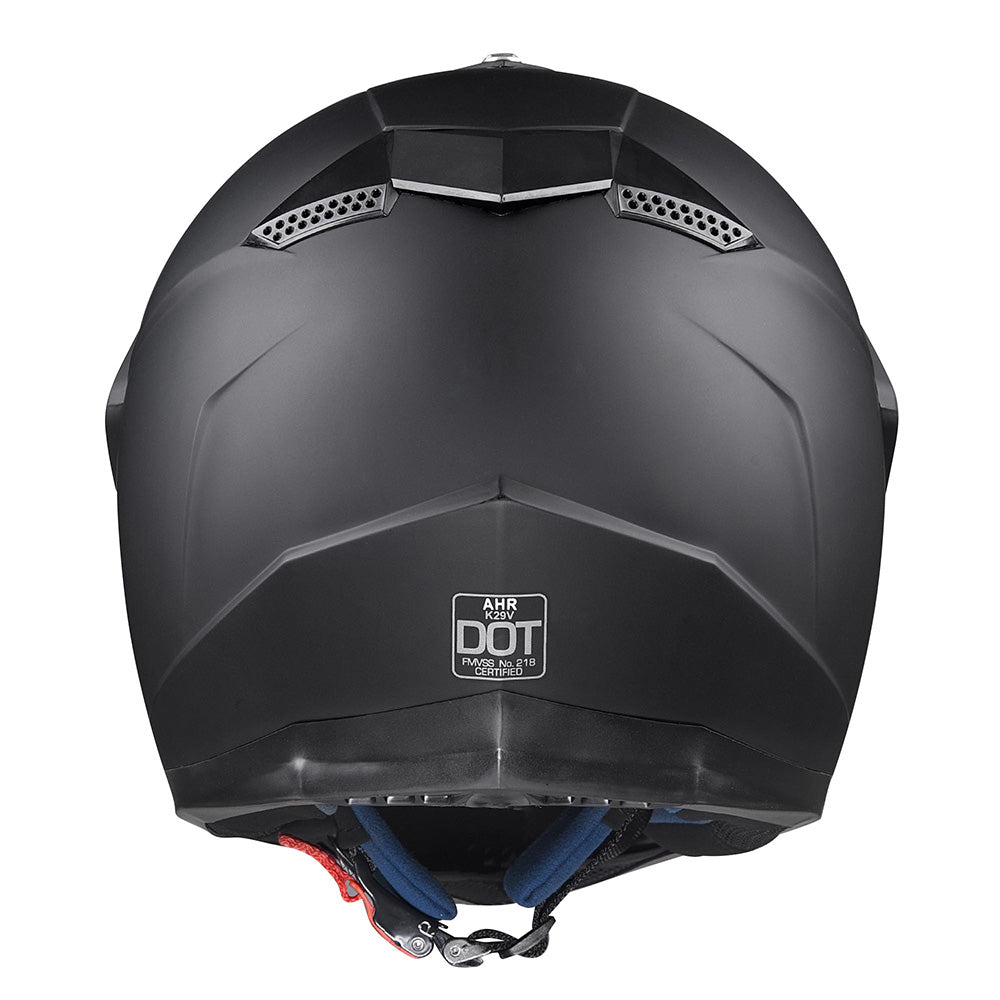 AHR Full Face Dirt Bike Helmet DOT Adult Offroad Black AHR Full Face Dirt Bike Helmet DOT Adult Offroad Black