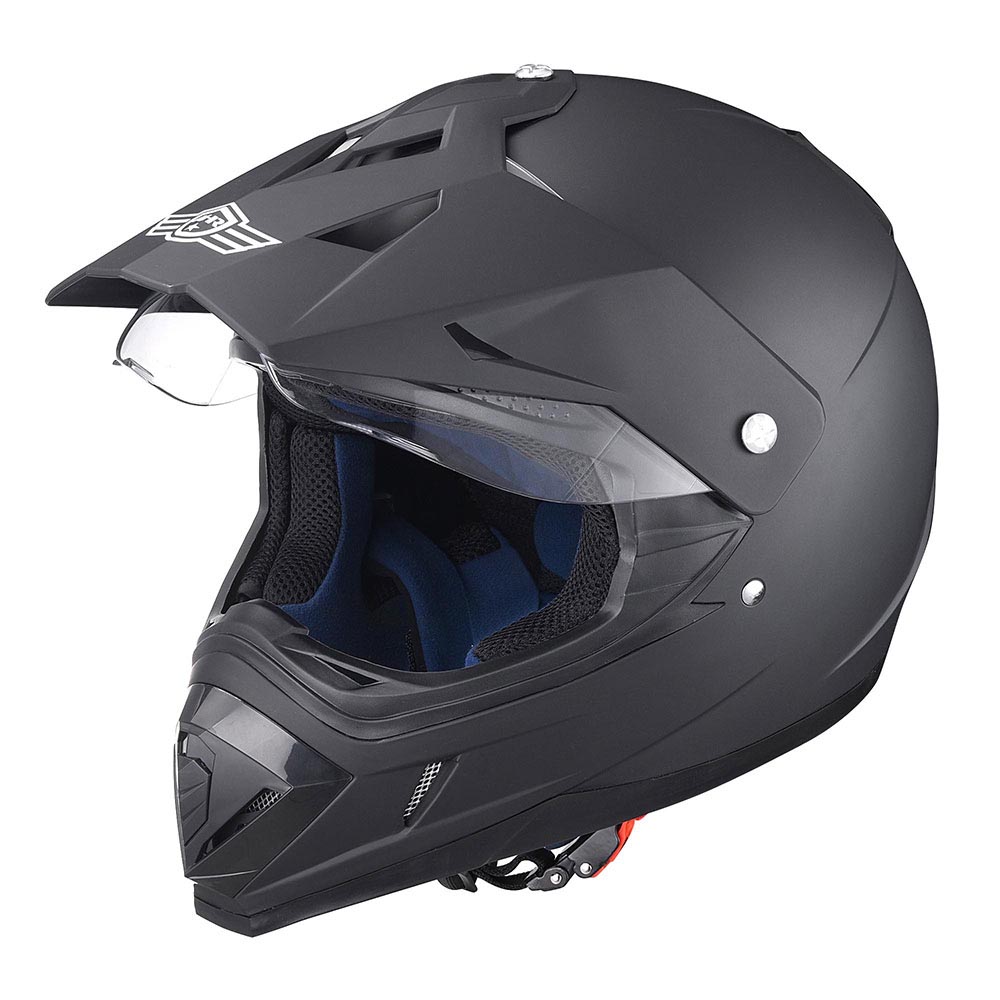 AHR Full Face Dirt Bike Helmet DOT Adult Offroad Black AHR Full Face Dirt Bike Helmet DOT Adult Offroad Black