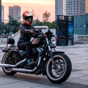 AHR RUN-F3 Full Face DOT Motor Helmet Red