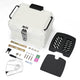 DIY White Boxy Motorcycle Trunk with Backrest