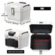 DIY White Boxy Motorcycle Trunk with Backrest