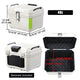 DIY White Boxy Motorcycle Trunk with Backrest