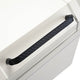 DIY White Boxy Motorcycle Trunk with Backrest