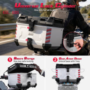 DIY Boxy Motorcycle Trunk with Backrest