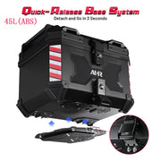 DIY Boxy Motorcycle Trunk with Backrest