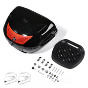 DIY Motorcycle Trunk with Backrest, Quick Release Options