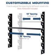 DIY Roll Holder Storage for Vinyl Roll, Paper Roll, Fabric Roll