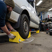 DIY Wheel Chocks with Rope & Handle for 35in Tire, 66,000lbs GVWR (Preorder)