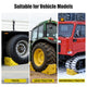 DIY Wheel Chocks with Handle for 50in Tire, 198,400lbs GVWR