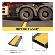 DIY Cable Ramp 3-Channel Cord Protector for 2" Cables/Hoses