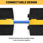 DIY Cable Ramp 1-Channel Cord Protector for 3 1/8" Cables/Hoses