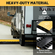 DIY Cable Ramp 3-Channel Cord Protector for 3" Cables/Hoses