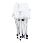DIY White Pop Up Canopy Tent Wheeled Bag Included, Optional Sides