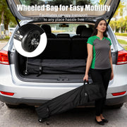 DIY White Pop Up Canopy Tent Wheeled Bag Included, Optional Sides