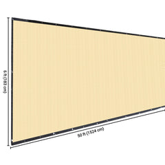 6'x50' Mesh 90% Privacy Fencing Net Color Option