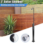 Pool Spa Outdoor Solar Shower w/ Base & Sprinkler 2.3Gal