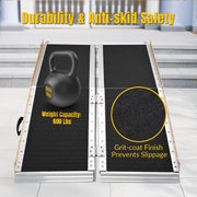 DIY 5'x29" Aluminum Ramp Non-Skid Surface 600Lb Capacity