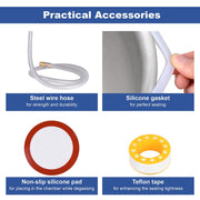 DIY 3-Gal Vacuum Degassing Chamber Stainless Steel