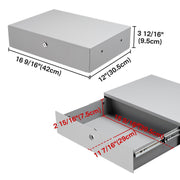 DIY NexusX 2-Monitor Mobile Workstation Cart w/ Locking Storage Drawer