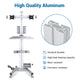 DIY Mobile Workstation Cart Computer Workstation 2-Monitor