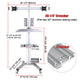DIY Mobile Workstation Cart Computer Workstation 2-Monitor