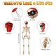 DIY Halloween Decor 5.6 ft. Skeleton Prop Posable Full Body