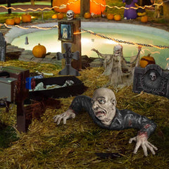 Halloween Props Party DIY Graveyard Zombie Groundbreaker