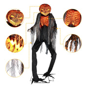 DIY 7ft Jack-o-lantern Scarecrow Halloween Animatronics