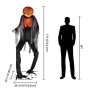 DIY 7ft Jack-o-lantern Scarecrow Halloween Animatronics