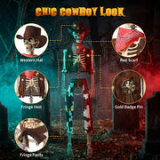 DIY Halloween Decor 5.6 ft. Skeleton Prop Posable Full Body