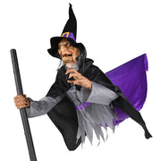 DIY 9ft Hovering Witch Halloween Animatronic Decor