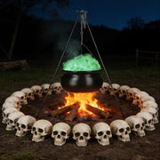 DIY Halloween Lighted Outdoor Witches Cauldron Black
