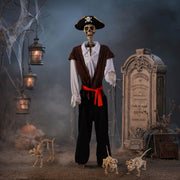 DIY Halloween Decor 5.6 ft. Skeleton Prop Posable Full Body