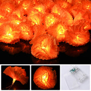 DIY 10FT Halloween Marigold String Lights Garland Fall Decor, 2ct.