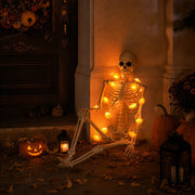 DIY 20FT Halloween Marigold String Lights Garland Fall Decor, 2ct.