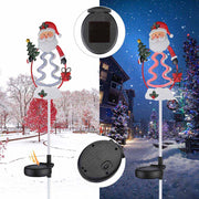 Santa Solar Garden Lights with Stake 2ct/Pack