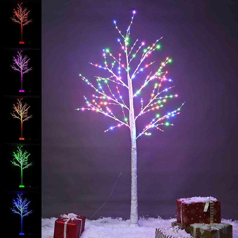 DIY Twig Christmas Tree with Lights USB Plug