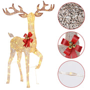 DIY Outdoor Lighted Reindeer Yard Decorations 3pcs