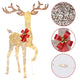 DIY Outdoor Lighted Reindeer Yard Decorations 3pcs