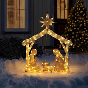 DIY 4ft Chasing Light Up Nativity for Yard Outdoor Christmas