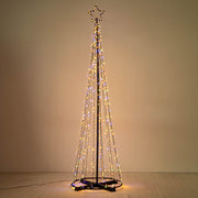 DIY 9ft Waterproof Outdoor Xmas Tree Light Show Solar