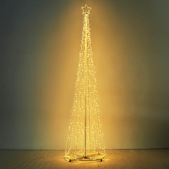 DIY 12ft Waterproof Outdoor Xmas Tree Light Show Solar