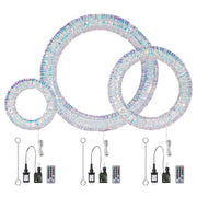 DIY Outdoor Lighted Christmas Wreaths Door Decoration Set(3)