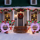 DIY 5ft Giant Outdoor Lighted Christmas Wreath