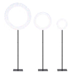 DIY 3ft Floor Wreath Stand Set(3) Adjustable Height