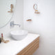 12" Bathroom Vessel Porcelain Sink w/ Drain Circular