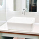 DIY Rectangular Bathroom Vessel Sink wth Drain & Tray 16"x12"