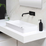 DIY Aquaterior Rectangle Vessel Sink w/ Pop Up Drain 23x13"