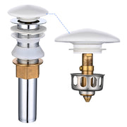 DIY Aquaterior Bowl Sink with Drain & Strainer Round 16"